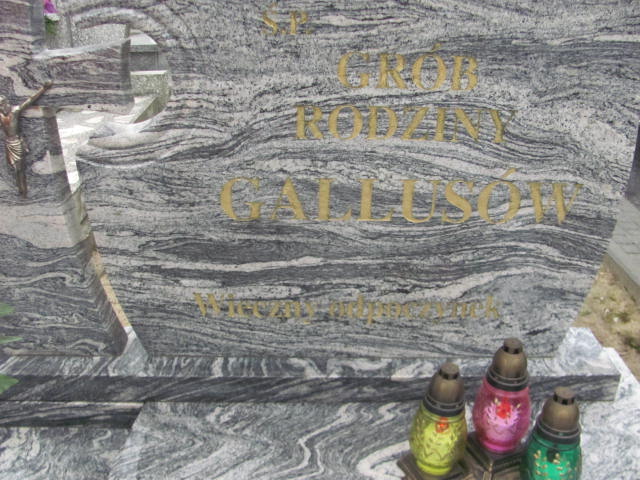 Franciszek Gallus 1936 Trzemeszno - Grobonet - Wyszukiwarka osób pochowanych