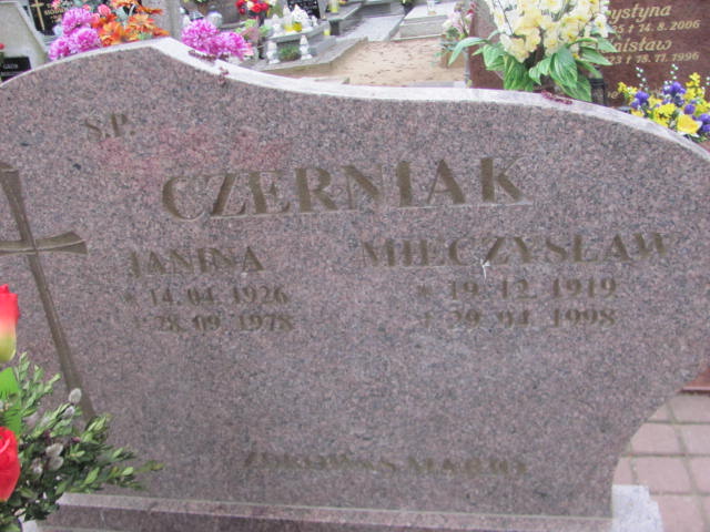 Mieczysław Czerniak 1919 Trzemeszno - Grobonet - Wyszukiwarka osób pochowanych