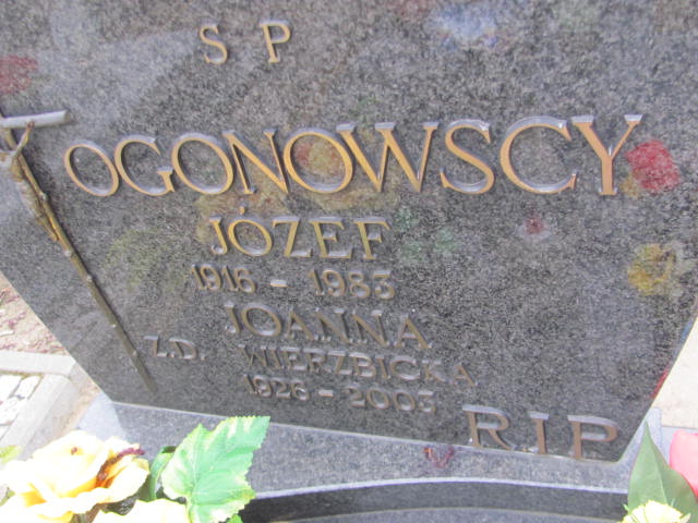 Joanna Ogonowska 1925 Trzemeszno - Grobonet - Wyszukiwarka osób pochowanych
