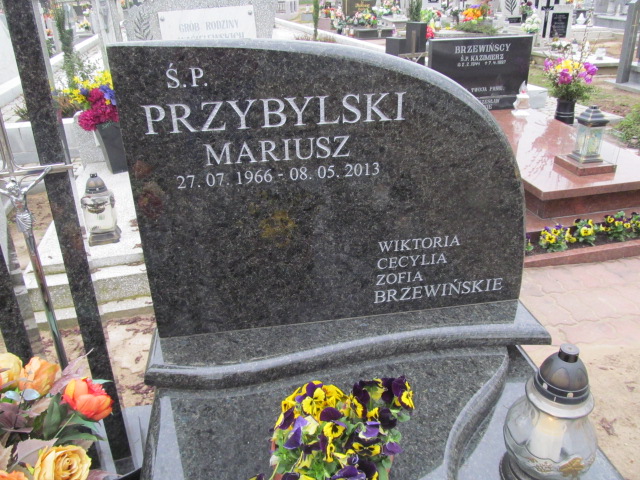 Mariusz Przybylski 1966 Trzemeszno - Grobonet - Wyszukiwarka osób pochowanych
