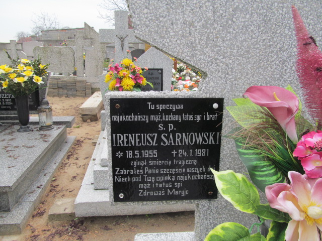 Wiesław Sarnowski 1962 Trzemeszno - Grobonet - Wyszukiwarka osób pochowanych