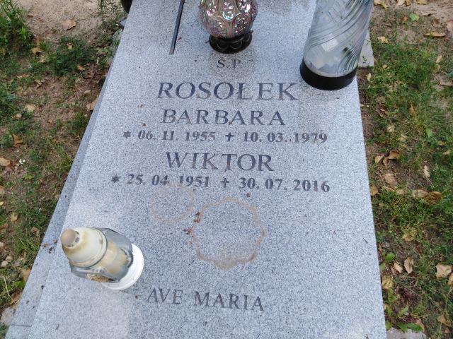 Barbara Rosołek 1955 Trzemeszno - Grobonet - Wyszukiwarka osób pochowanych