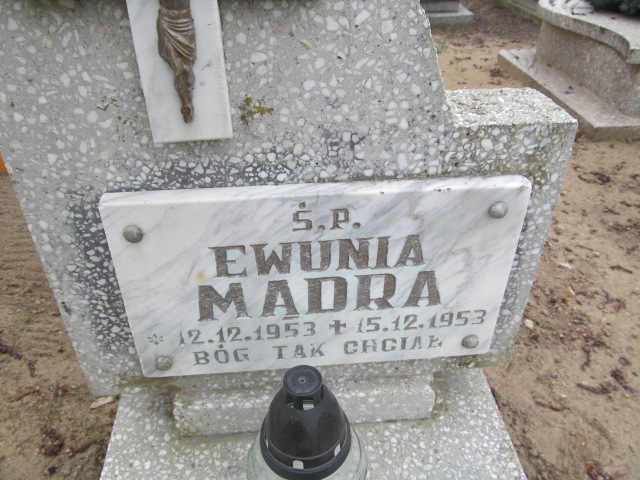 Ewa Mądra  1953 Trzemeszno - Grobonet - Wyszukiwarka osób pochowanych