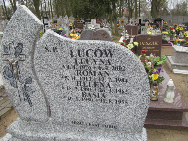 Lucyna Łuców 1926 Trzemeszno - Grobonet - Wyszukiwarka osób pochowanych