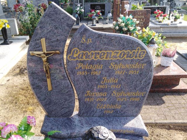 Sylwester Lawrenz 1877 Trzemeszno - Grobonet - Wyszukiwarka osób pochowanych