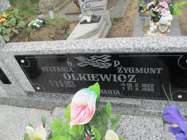 Stefania Olkiewicz 1923 Trzemeszno - Grobonet - Wyszukiwarka osób pochowanych