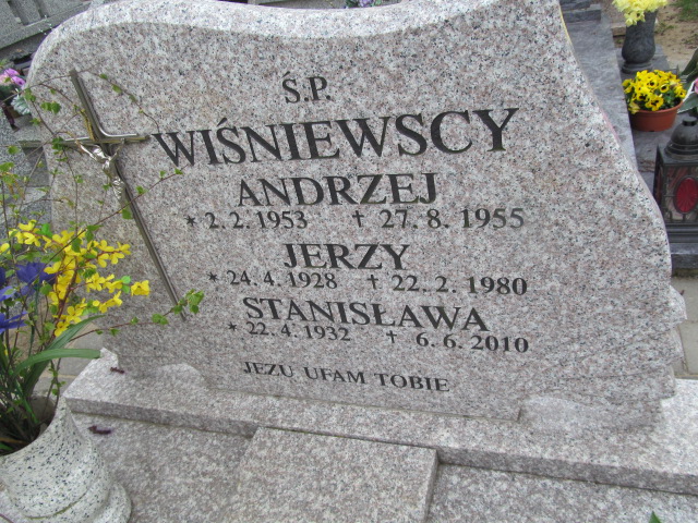 Andrzej Wiśniewski 1953 Trzemeszno - Grobonet - Wyszukiwarka osób pochowanych