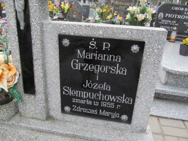 Józefa Stempuchowska 1870 Trzemeszno - Grobonet - Wyszukiwarka osób pochowanych