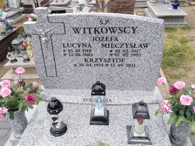 Lucyna Witkowska 1918 Trzemeszno - Grobonet - Wyszukiwarka osób pochowanych