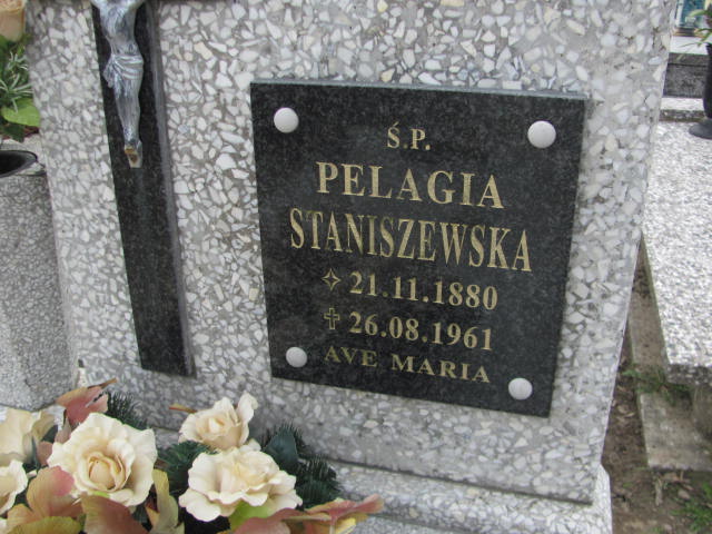 Pelagia Staniszewska 1880 Trzemeszno - Grobonet - Wyszukiwarka osób pochowanych