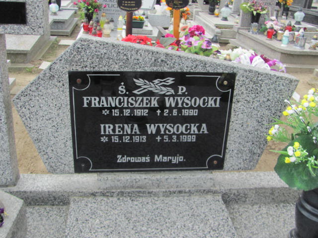 Irena Wysocka 1913 Trzemeszno - Grobonet - Wyszukiwarka osób pochowanych