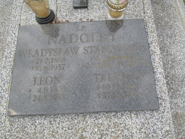 Tadeusz Nadolny 1906 Trzemeszno - Grobonet - Wyszukiwarka osób pochowanych