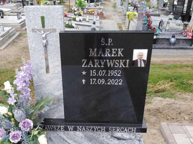 Marek Zarywski 1952 Trzemeszno - Grobonet - Wyszukiwarka osób pochowanych