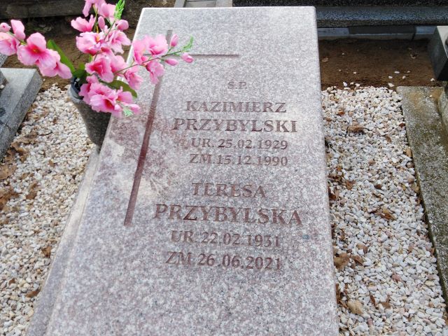 Kazimierz Przybylski 1929 Trzemeszno - Grobonet - Wyszukiwarka osób pochowanych
