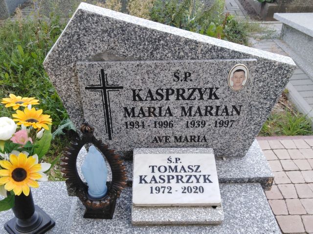 Tomasz Kasprzyk 1972 Trzemeszno - Grobonet - Wyszukiwarka osób pochowanych