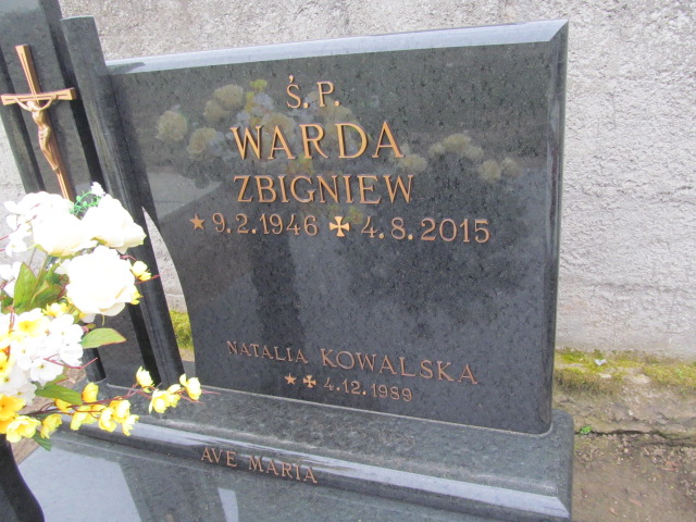 Zbigniew Warda 1946 Trzemeszno - Grobonet - Wyszukiwarka osób pochowanych