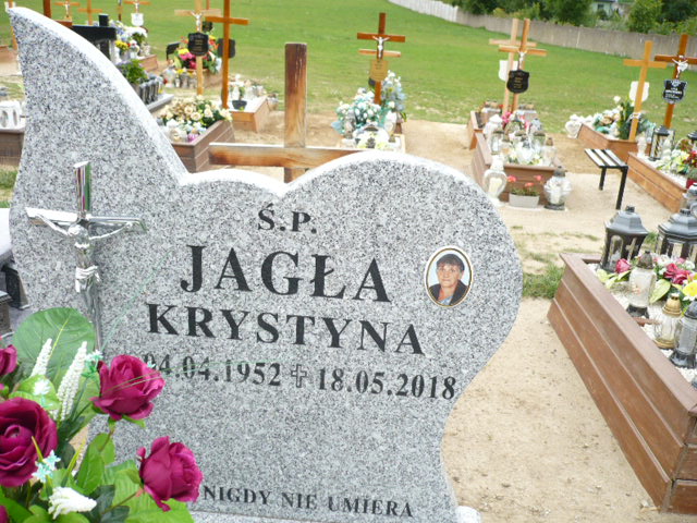 Krystyna Jagła 1952 Trzemeszno - Grobonet - Wyszukiwarka osób pochowanych